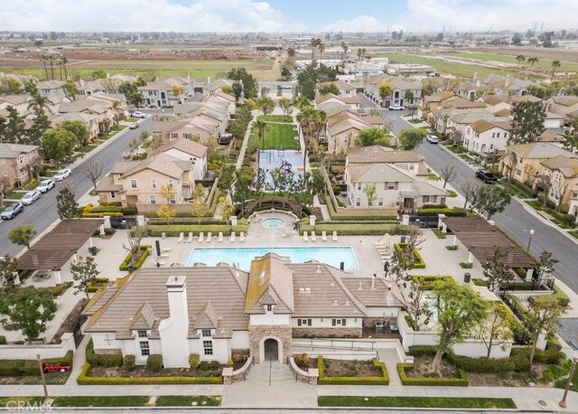 birds eye view of property featuring a residential view