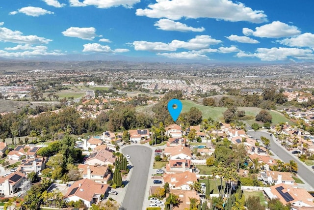 birds eye view of property featuring a residential view