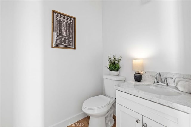 5651 W W Ave Unit J15, Lancaster, CA 93536 - half bath featuring vanity and wood finished floors
