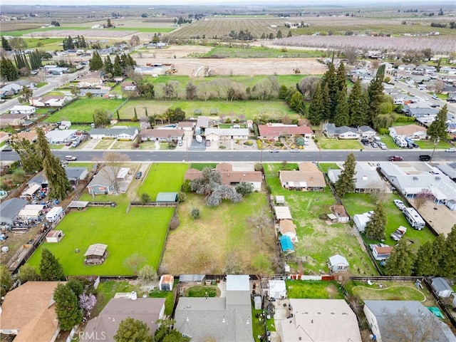 drone / aerial view featuring a residential view