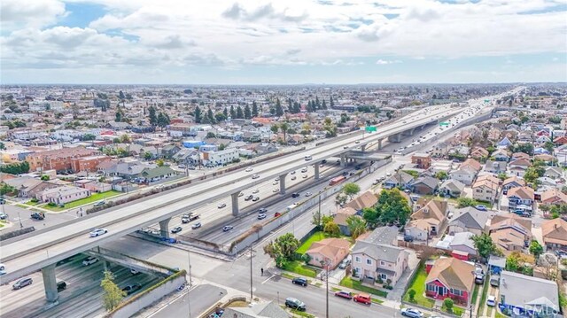 drone / aerial view featuring a residential view