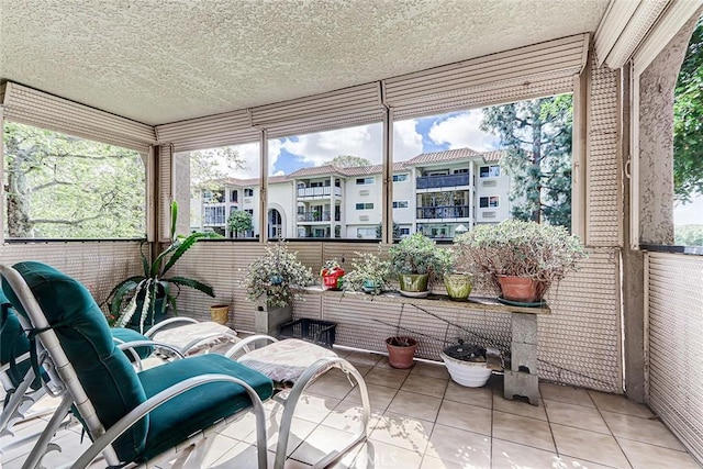 sunroom featuring a wealth of natural light