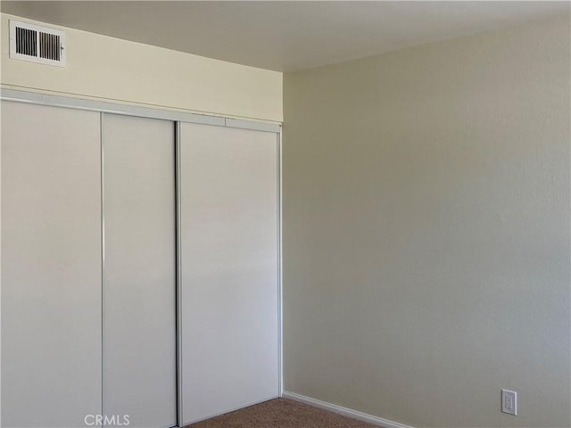 closet featuring visible vents