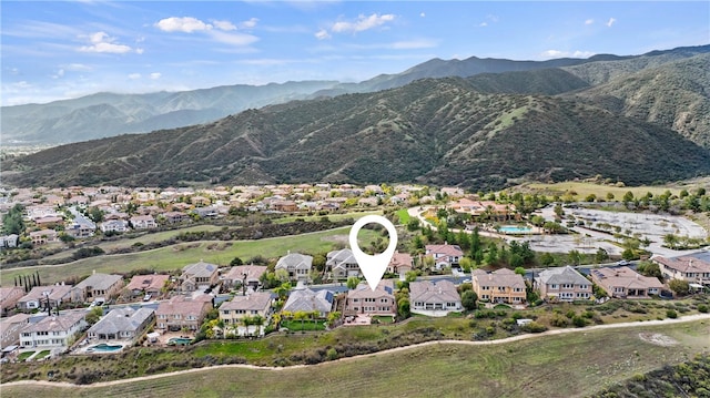 8072 Soft Winds Dr, Corona, CA 92883 - aerial view of property's location featuring nearby suburban area and mountains