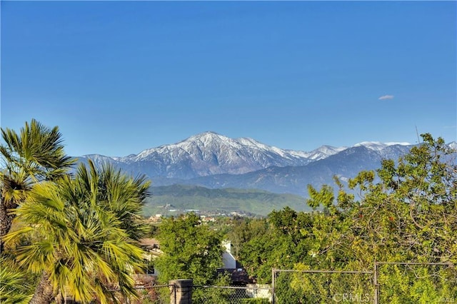 view of mountain feature