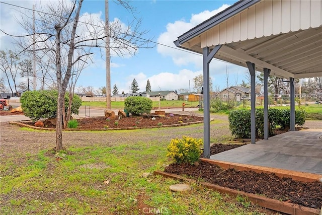 view of yard with a patio