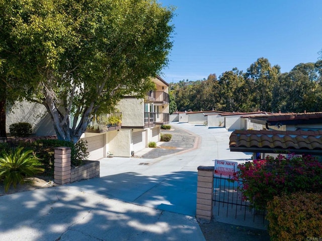 view of street featuring sidewalks