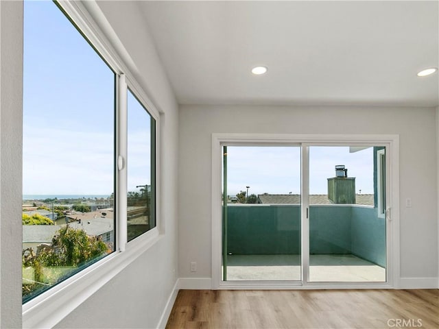 interior space with plenty of natural light