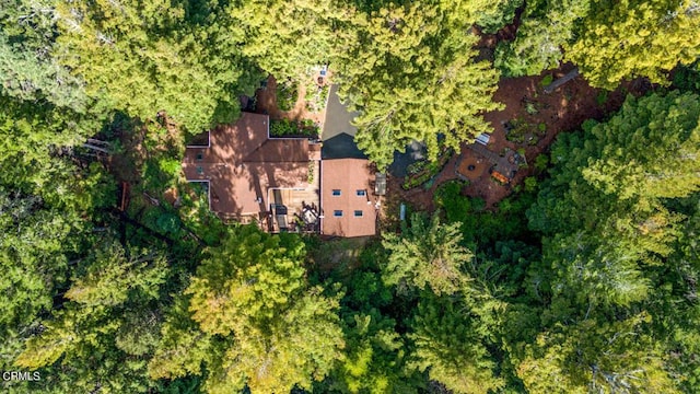 aerial view with a view of trees