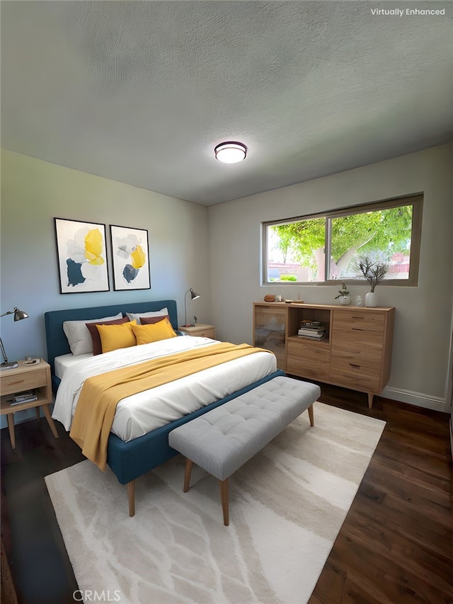 22822 Mesa Way Unit 1, Lake Forest, CA 92630 - bedroom with wood finished floors and a textured ceiling