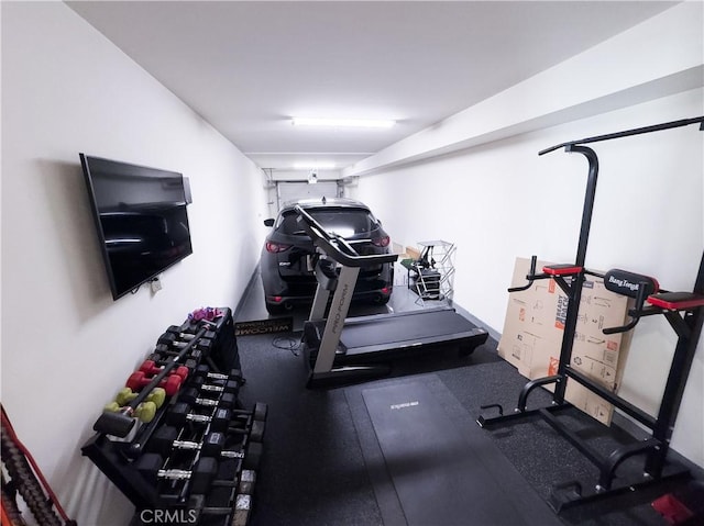 view of workout room