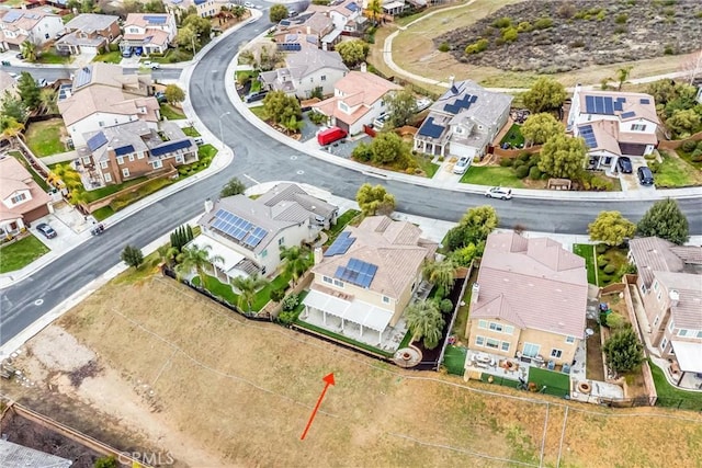 drone / aerial view featuring a residential view