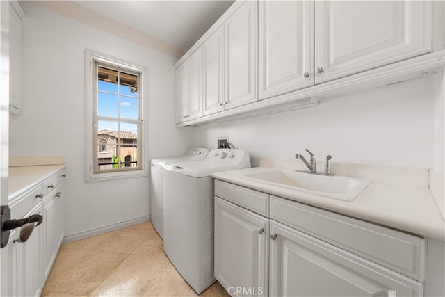 37 Shepard, Irvine, CA 92620 - washroom featuring cabinet space and washing machine and dryer