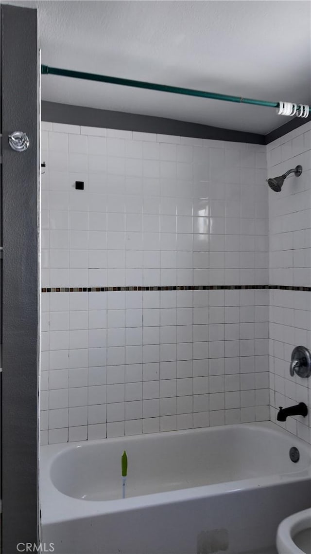 full bathroom featuring shower / bath combination