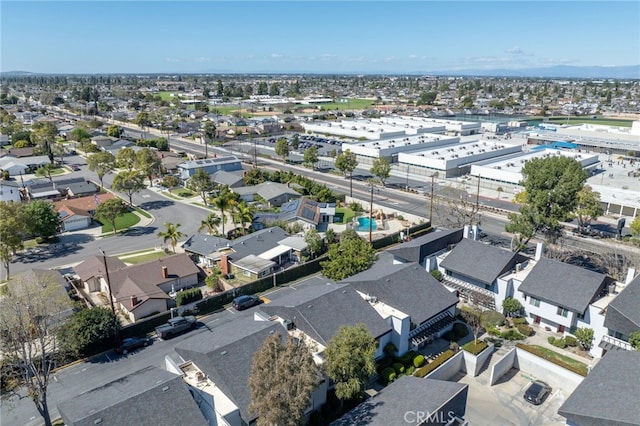 drone / aerial view featuring a residential view