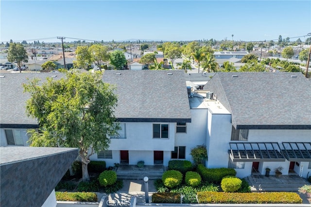 drone / aerial view featuring a residential view