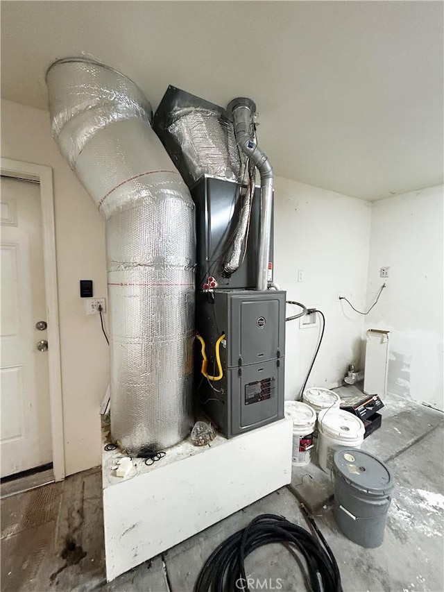 view of utility room