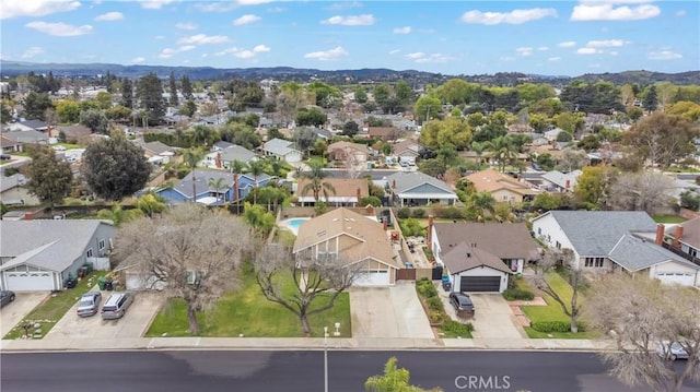 birds eye view of property featuring a residential view