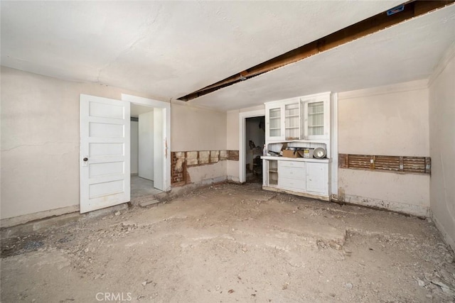 view of unfurnished living room