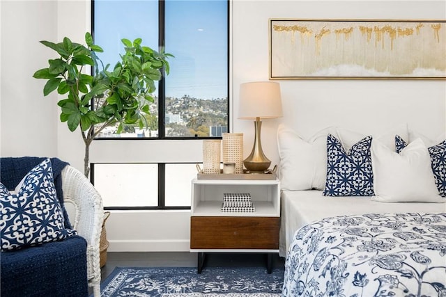 660 N Sweetzer Ave Unit 302, West Hollywood, CA 90048 - bedroom with wood finished floors and baseboards
