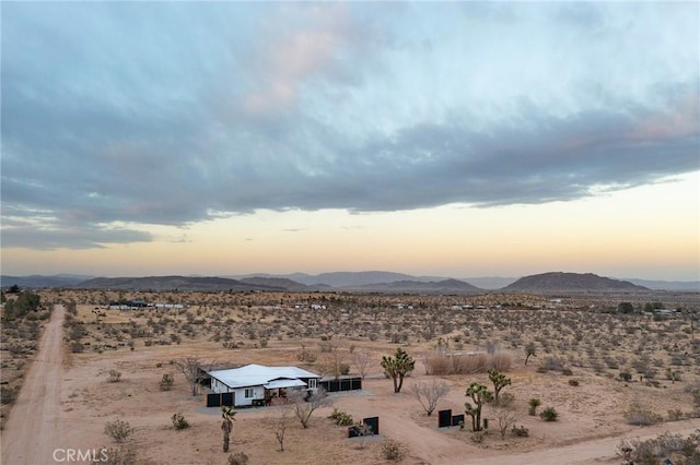 56622 Handley Rd, Yucca Valley, CA 92284 - view of mountain background featuring a desert landscape and rural landscape