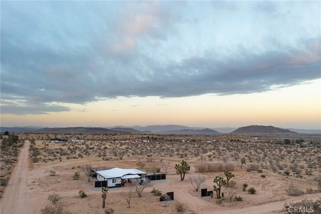 56622 Handley Rd, Yucca Valley, CA 92284 - mountain view with a desert landscape and rural landscape