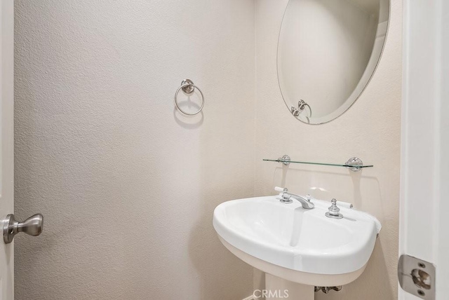 bathroom with a sink