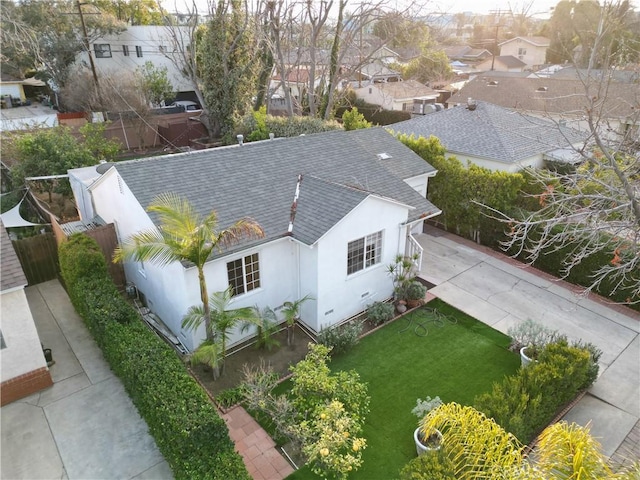 birds eye view of property featuring a residential view