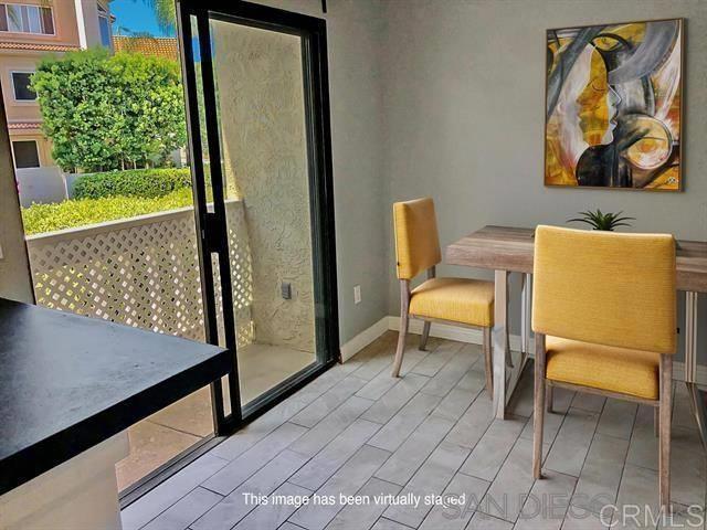 dining space featuring wood finished floors