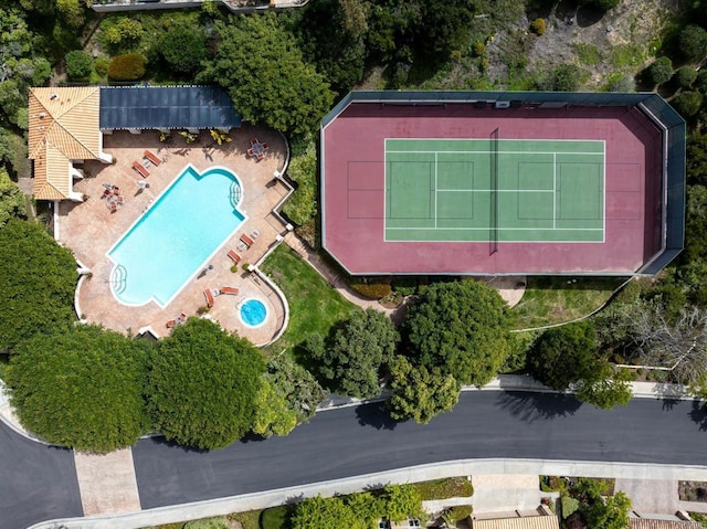 bird's eye view