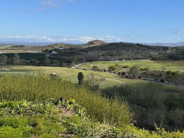 mountain view featuring a rural view