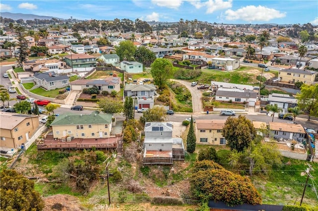 drone / aerial view featuring a residential view