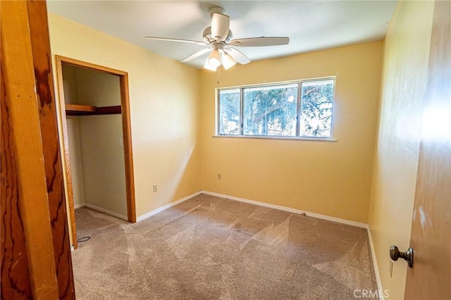 4760 County Rd 99 W, Orland, CA 96963 - unfurnished bedroom featuring carpet flooring, a closet, baseboards, and a ceiling fan