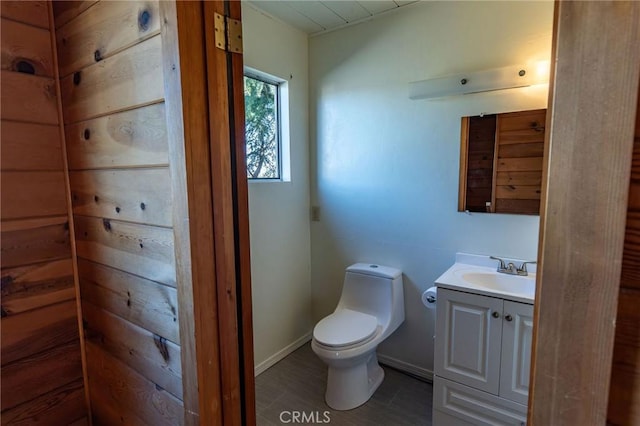 4760 County Rd 99 W, Orland, CA 96963 - half bath featuring toilet, vanity, and baseboards