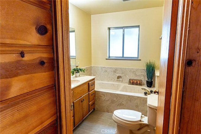 4760 County Rd 99 W, Orland, CA 96963 - full bathroom featuring vanity, toilet, and a garden tub