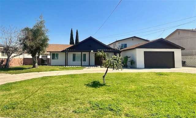 4771 68th St, La Mesa, CA 91942 - ranch-style home with concrete driveway, an attached garage, and stucco siding