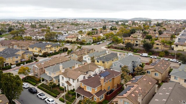 drone / aerial view featuring a residential view