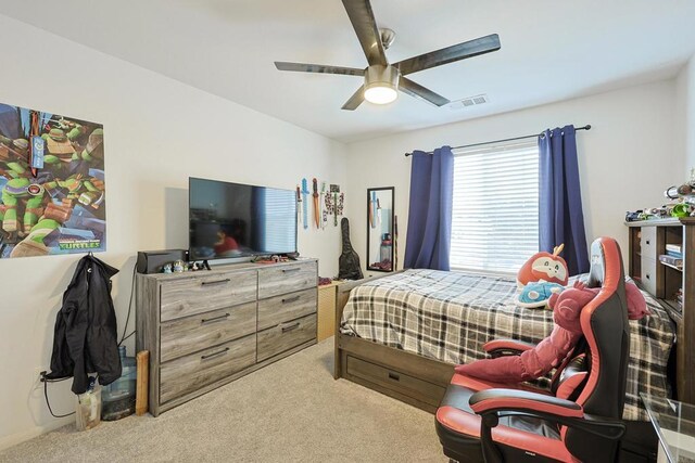 1582 Moonbeam Ln, Chula Vista, CA 91915 - bedroom with carpet and ceiling fan