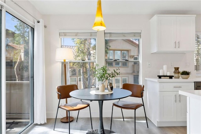 view of dining room