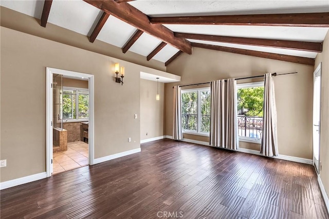 160 Summit Rd, La Verne, CA 91750 - empty room with dark wood-style flooring and baseboards