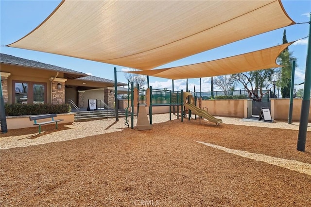 view of community playground