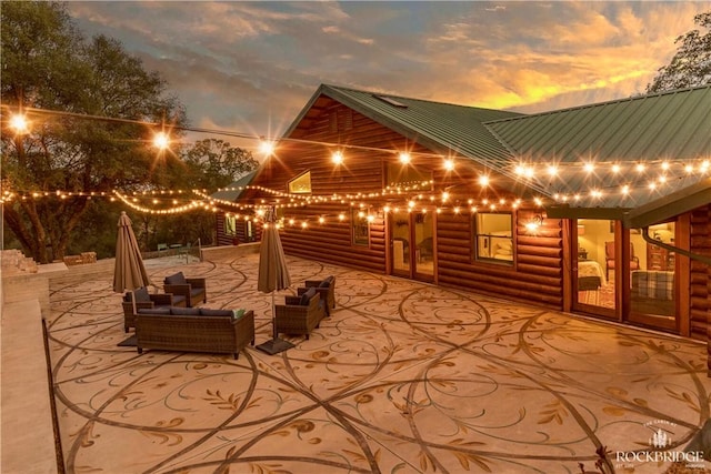 view of patio / terrace with french doors