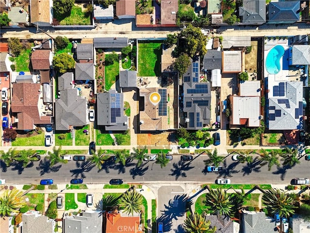 birds eye view of property featuring a residential view