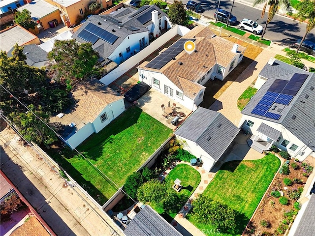 bird's eye view featuring a residential view