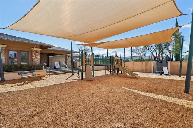 view of community play area