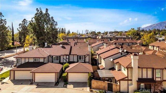 bird's eye view featuring a residential view