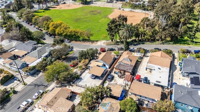 aerial view featuring a residential view