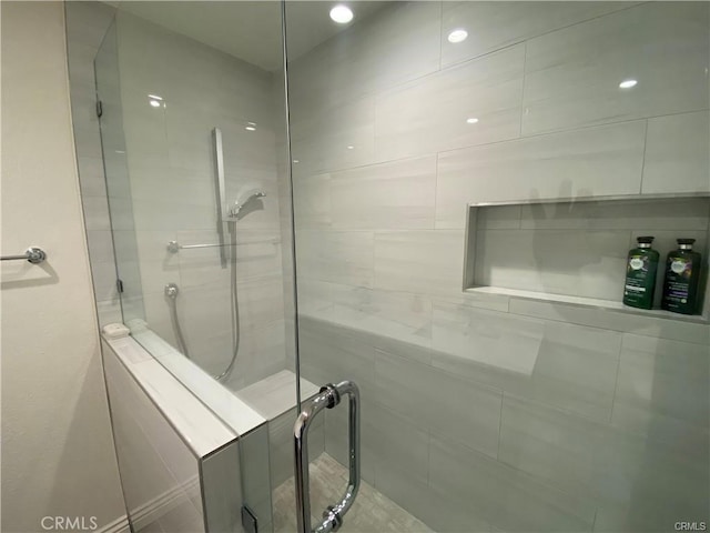 full bath with a stall shower