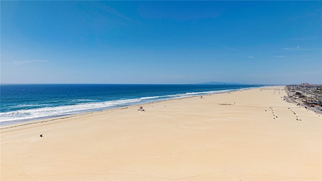 water view with a beach view