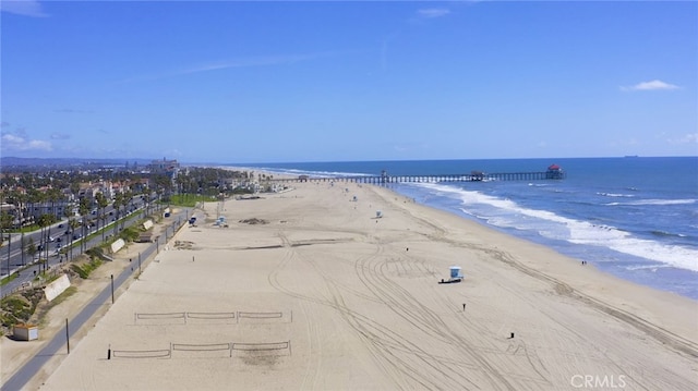 water view featuring a view of the beach